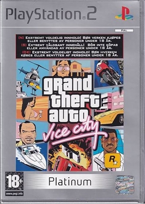 Grand Theft Auto Vice City - PS2 - Platinum (B Grade) (Genbrug)